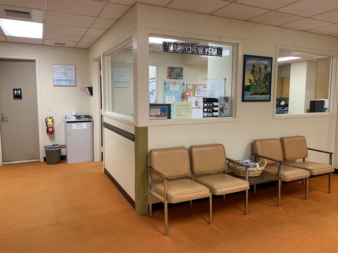 Welcoming reception area of a coaching academy
